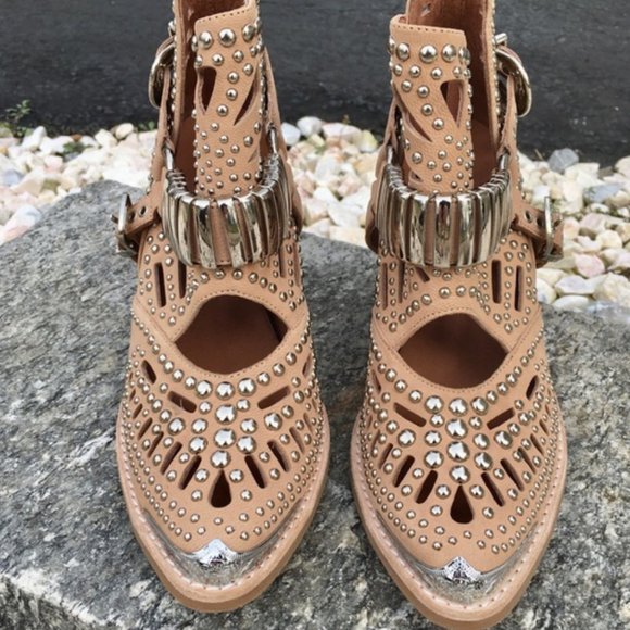 NIB Jeffrey Campbell Wylie Stud Botas - Picture 3 of 3